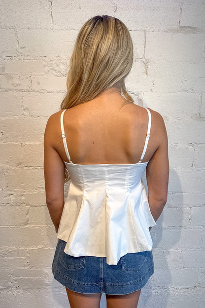 Peyton Front Tie Top