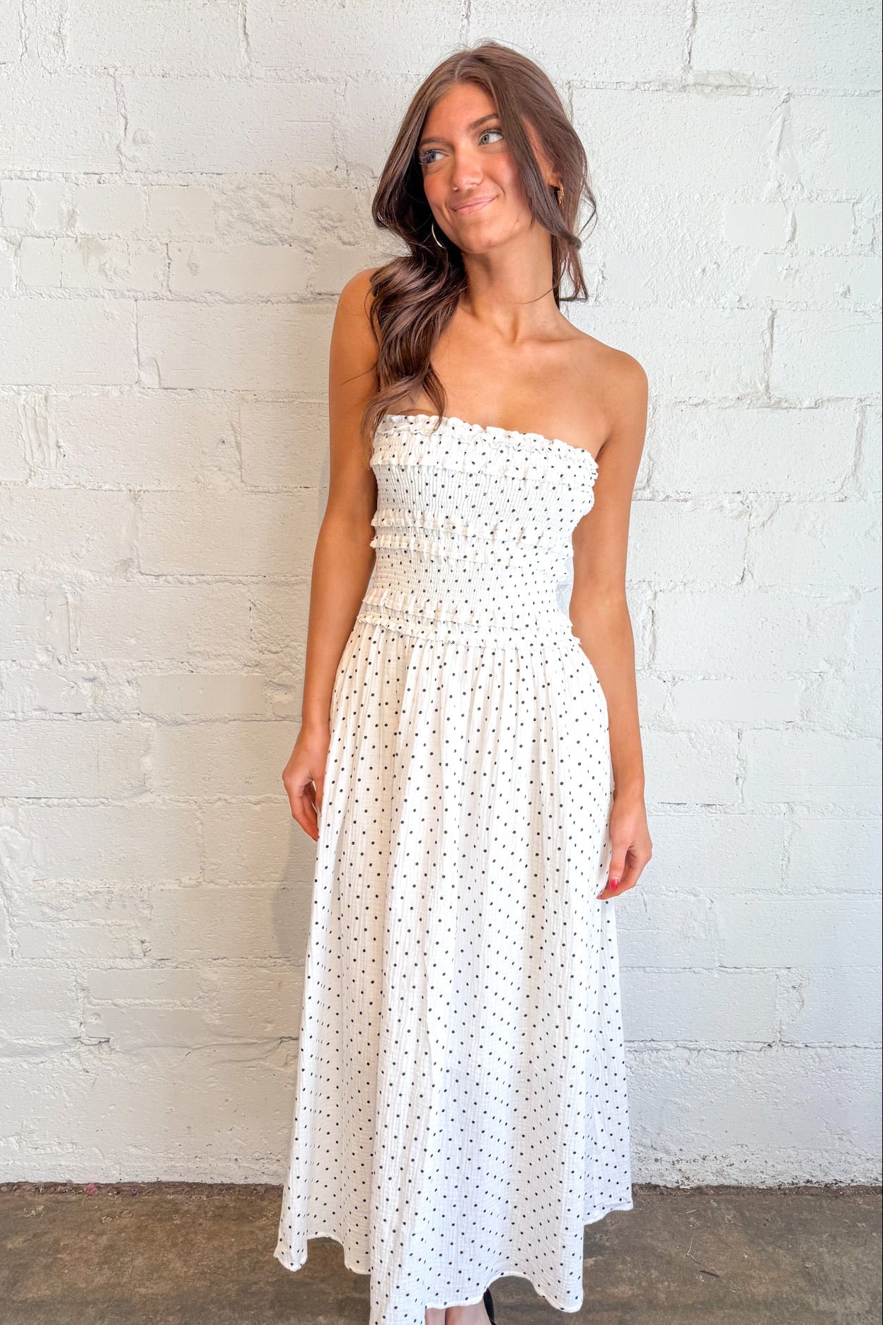 Polka Dot To The Maxi Dress