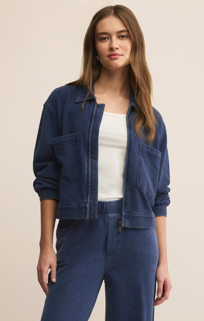 Heritage Knit Denim Jacket