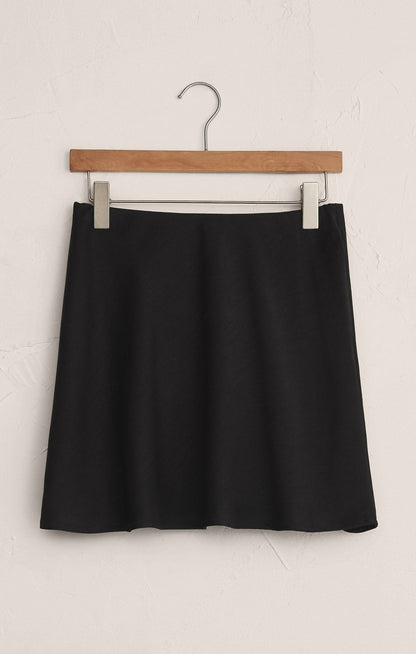 Chablis Satin Mini Skirt