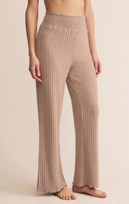 Dawn Smocked Silky Rib Pant