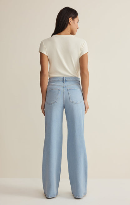 Nova High Rise Wide Leg Denim Pant
