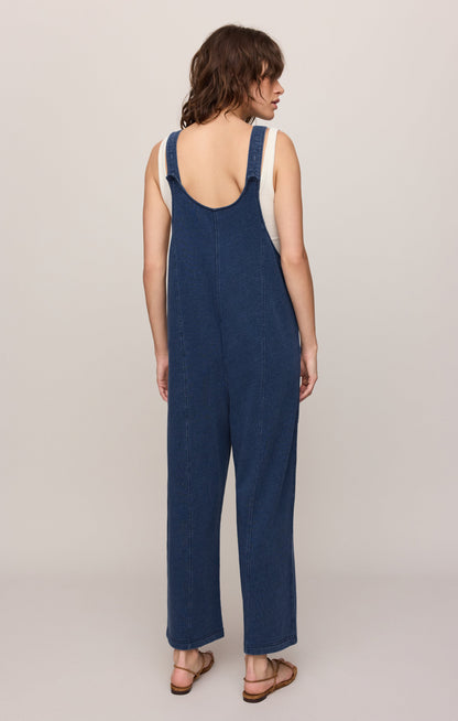 Dream All Day Knit Denim Overall