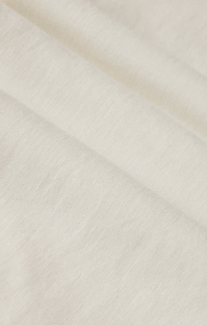 La Belle Linen Cropped Top