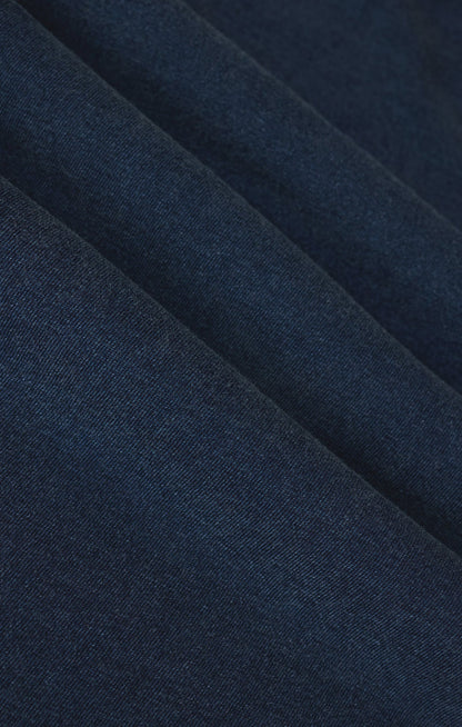 Reese Jersey Denim Button Up