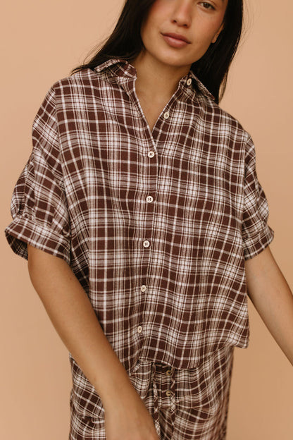 FINAL SALE - Tatum Plaid Button Down