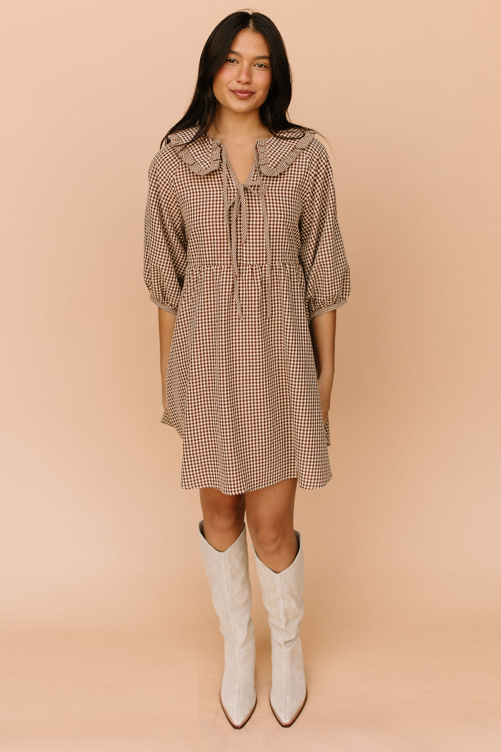 FINAL SALE - Louisa Gingham Dress
