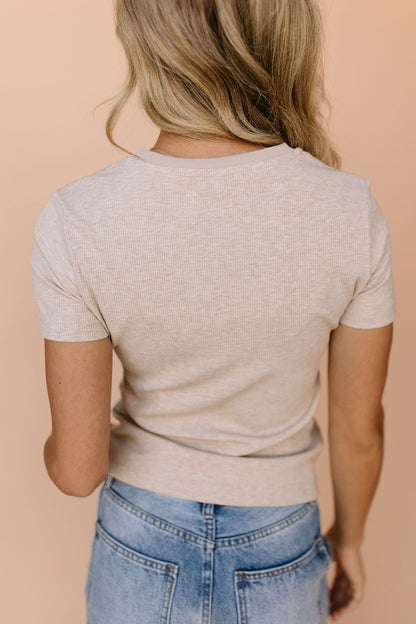 Kim Ribbed Tee