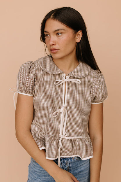 Francis Gingham Blouse