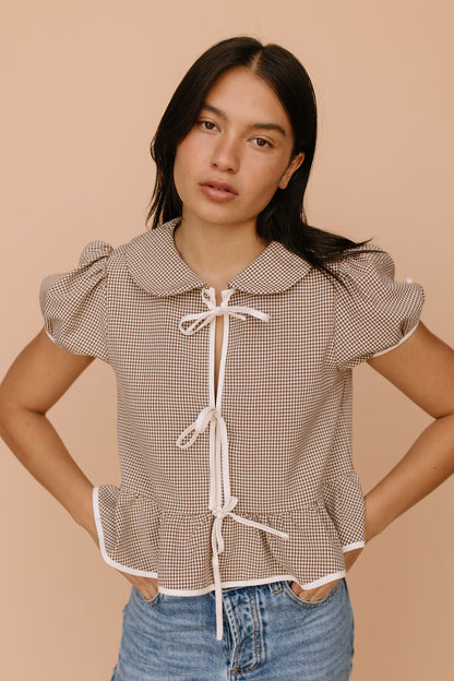 Francis Gingham Blouse