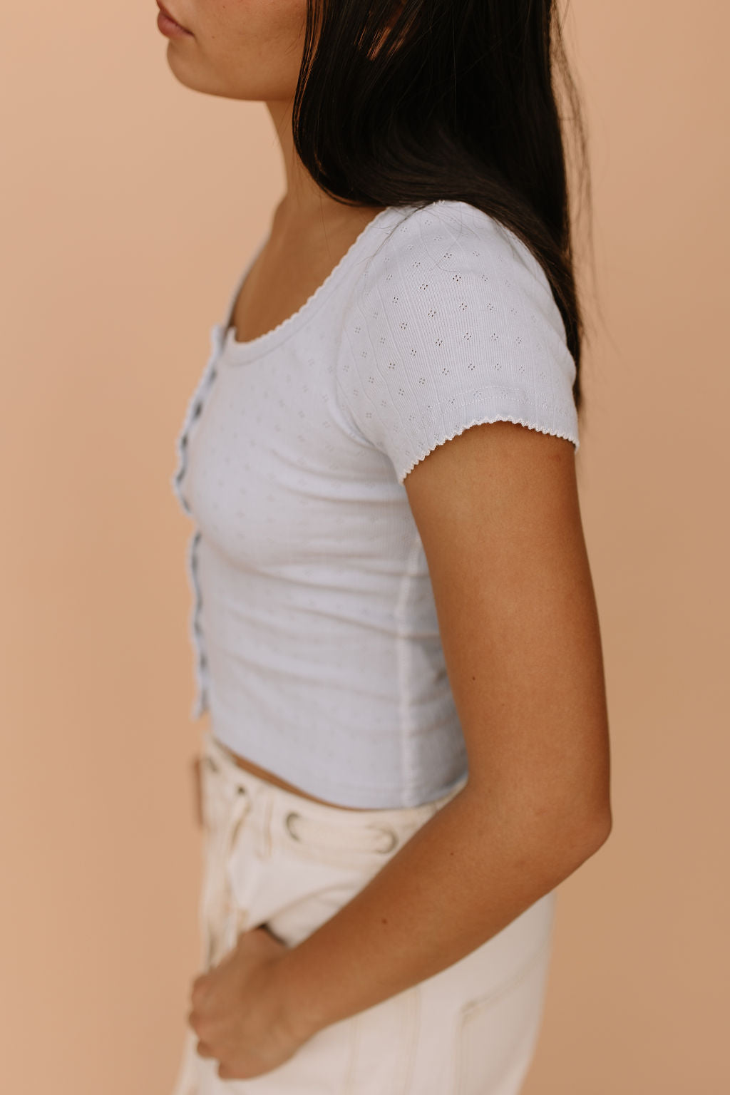 FINAL SALE - Millie Pointelle Top