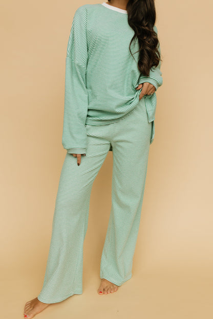 Porter Fleece Stripe Pants