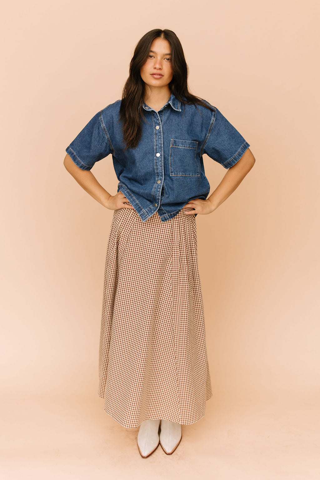 Phoenix Gingham Skirt