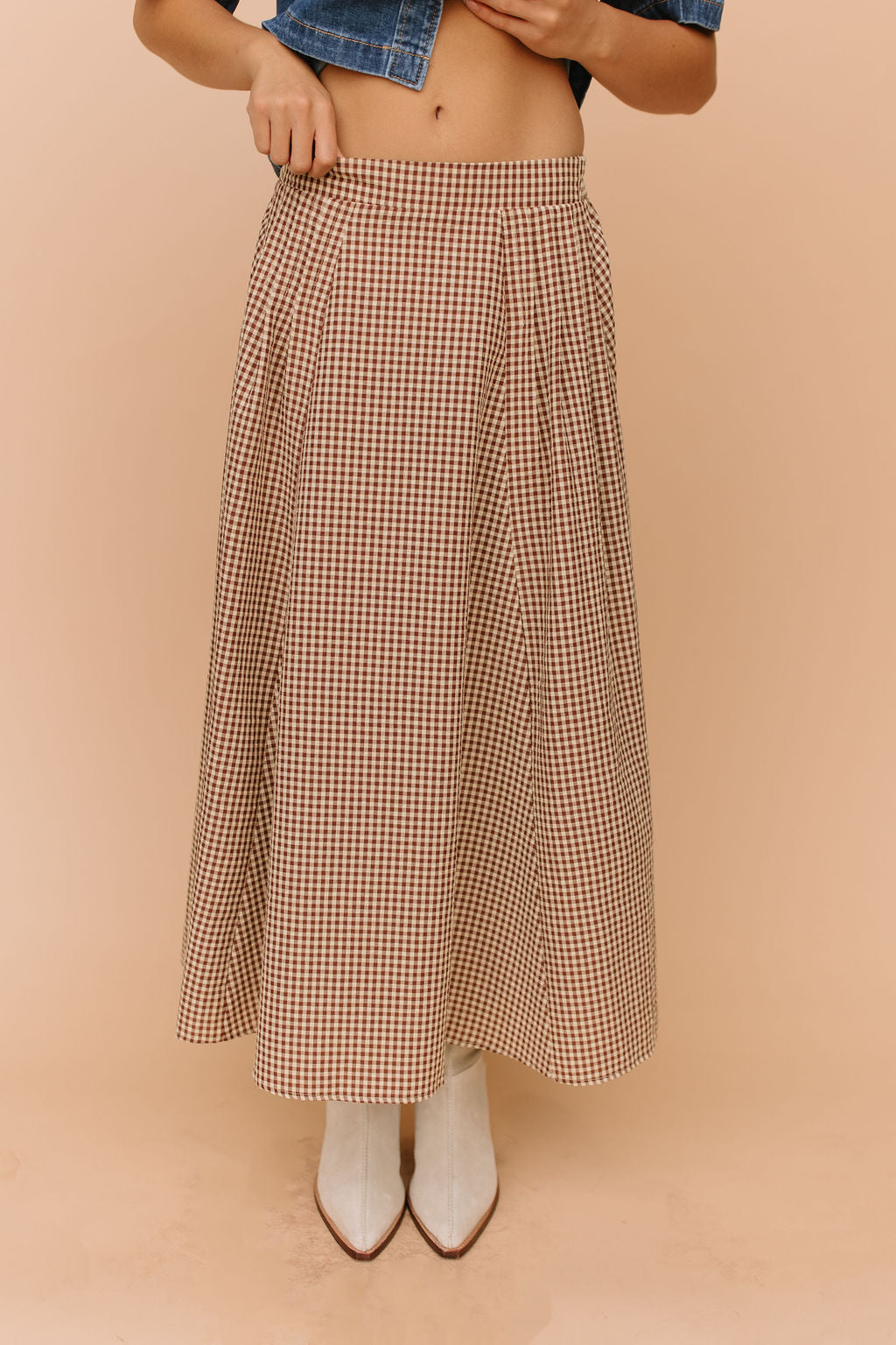 Phoenix Gingham Skirt