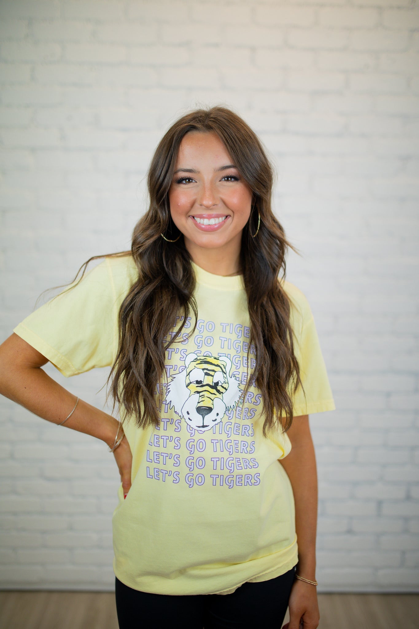 Let’s Go Tigers Tee - Butter