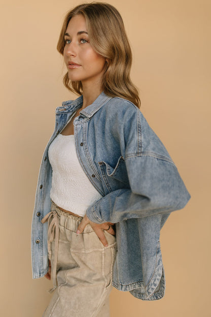 Romy Denim Jacket in Blue