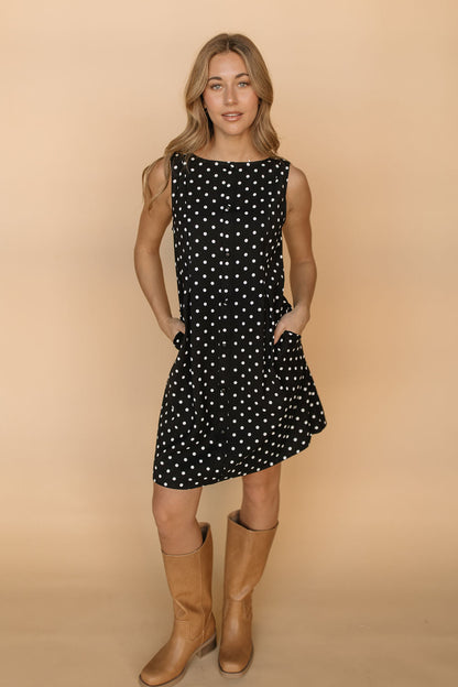 Fergie Polkadot Shift Dress