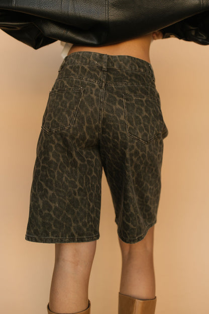 Dawson Leopard Jorts