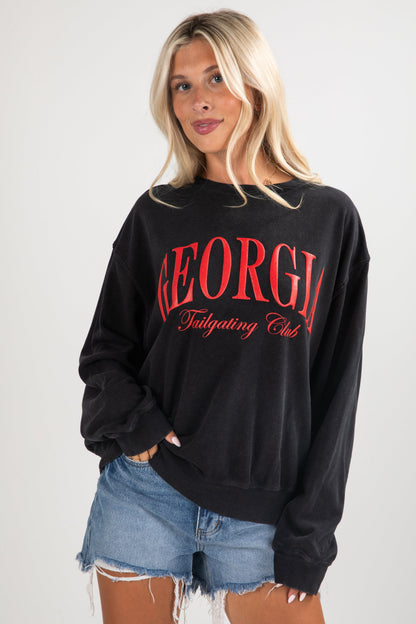 Black Georgia Tailgating Club Sweatshirt