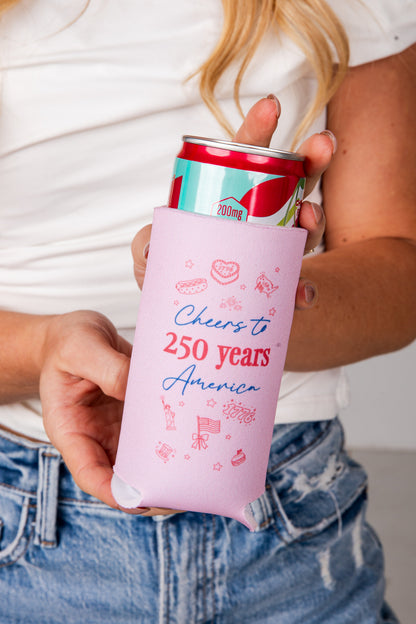 Dress Up 4TH Of July Slim Koozie