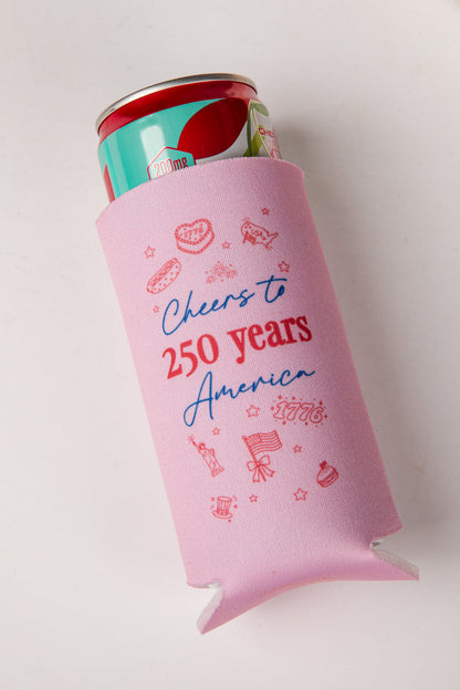 Dress Up 4TH Of July Slim Koozie