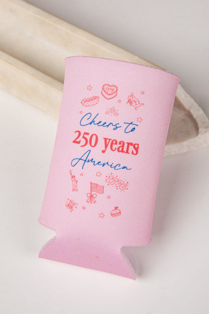 Dress Up 4TH Of July Slim Koozie