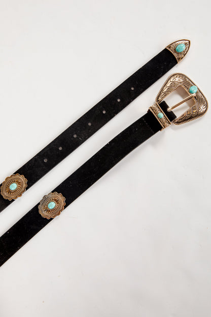 Cowgirl Favorite Black Western Belt