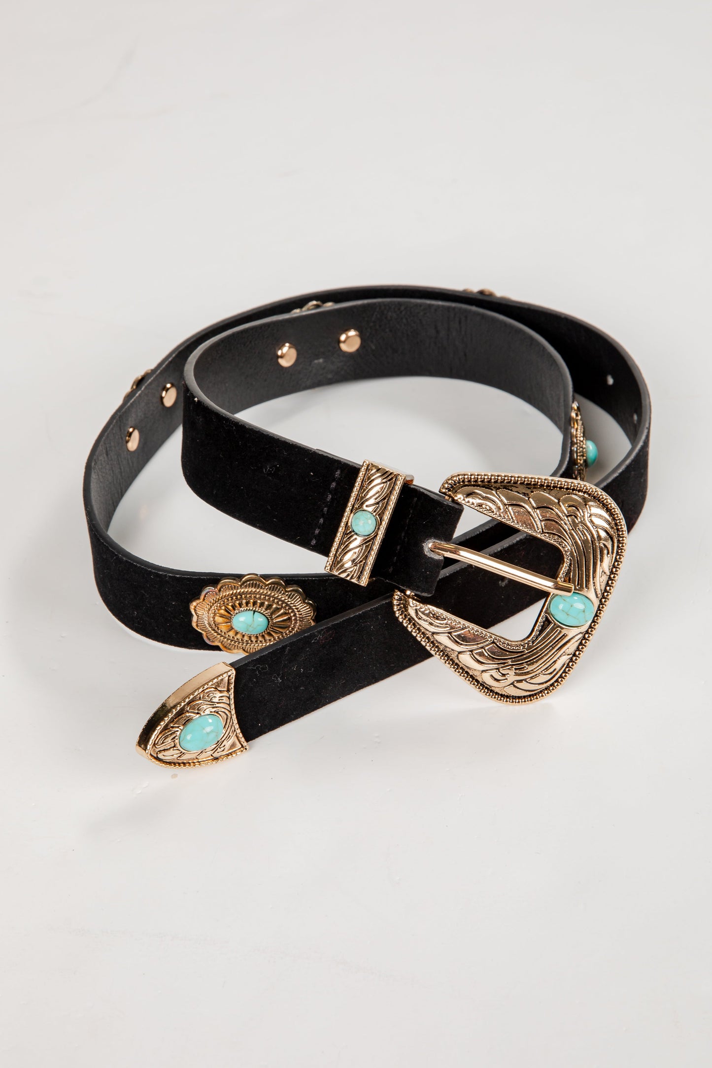 Cowgirl Favorite Black Western Belt