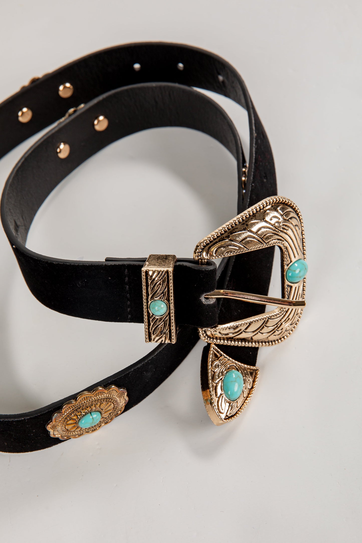 Cowgirl Favorite Black Western Belt