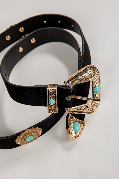 Cowgirl Favorite Black Western Belt