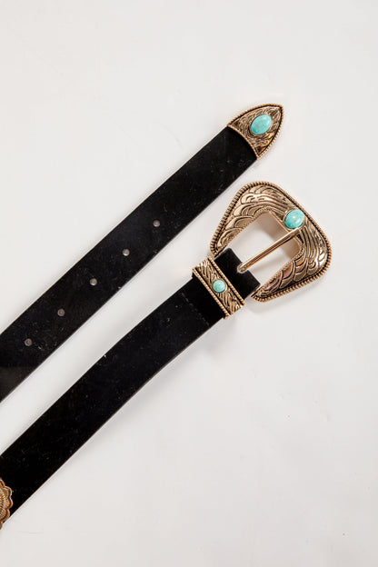 Cowgirl Favorite Black Western Belt