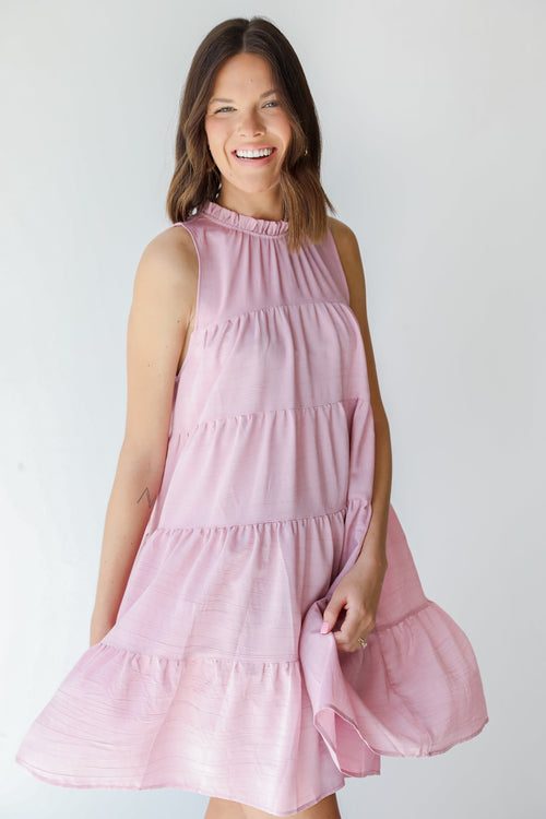 Days Of Beauty Tiered Mini Dress