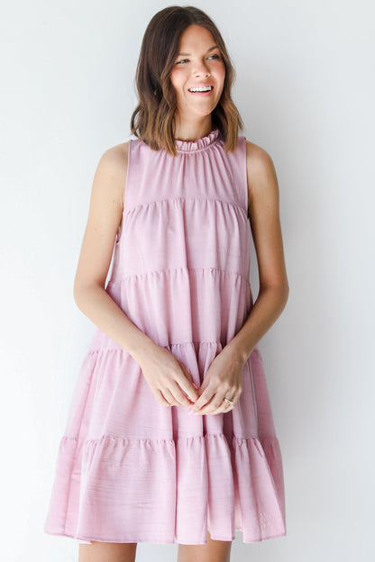 Days Of Beauty Tiered Mini Dress