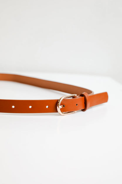 Chic Achievement Cognac Belt
