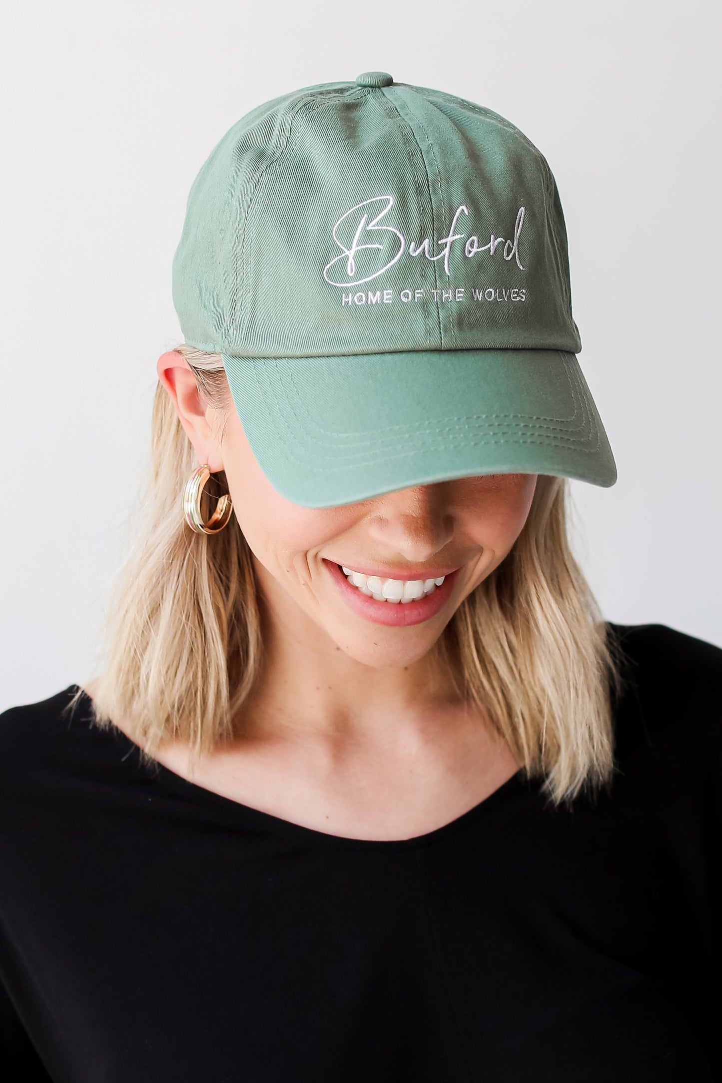 Buford Home Of The Wolves Embroidered Hat