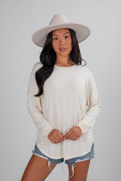 Brittany Everyday Oversized Top - DU DEAL