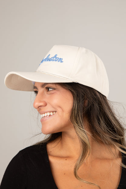 Charleston Script Embroidered Hat