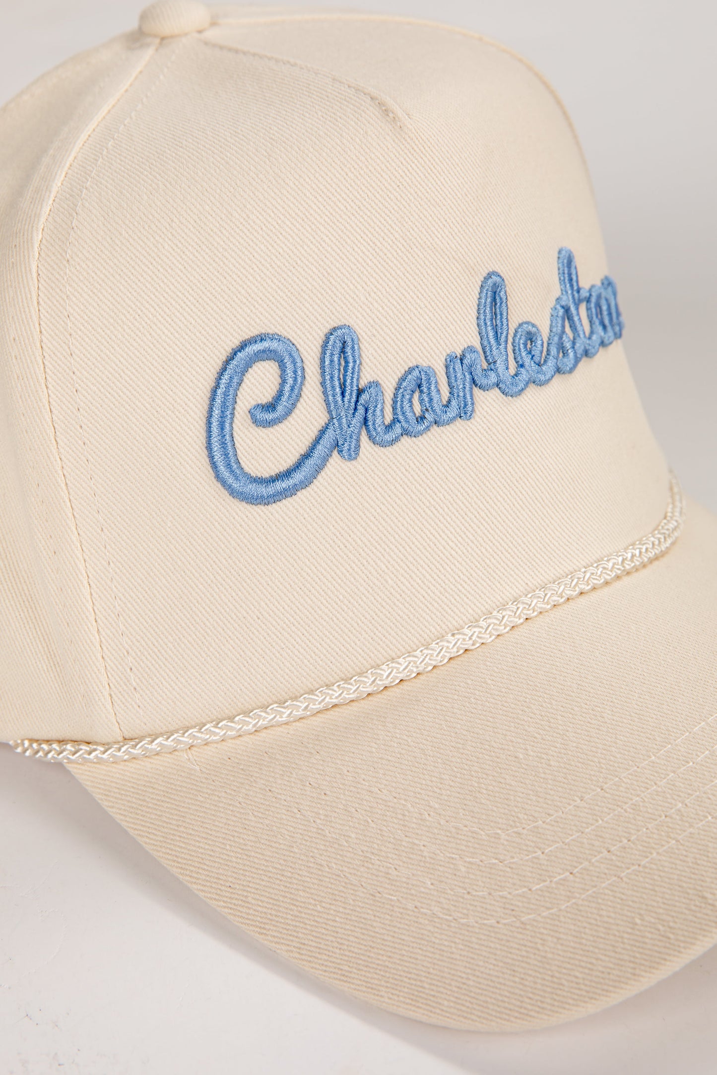 Charleston Script Embroidered Hat