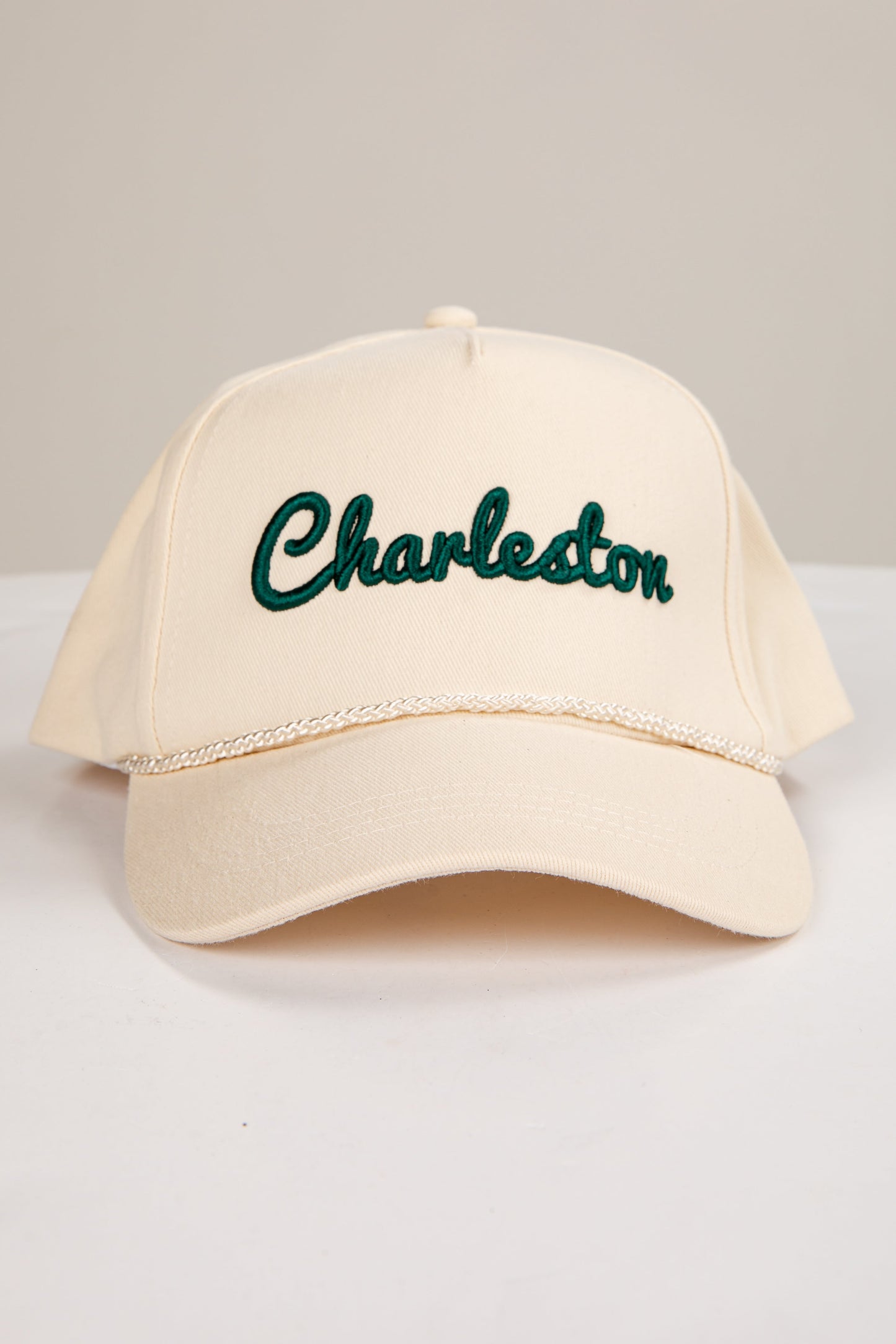 Charleston Script Embroidered Hat