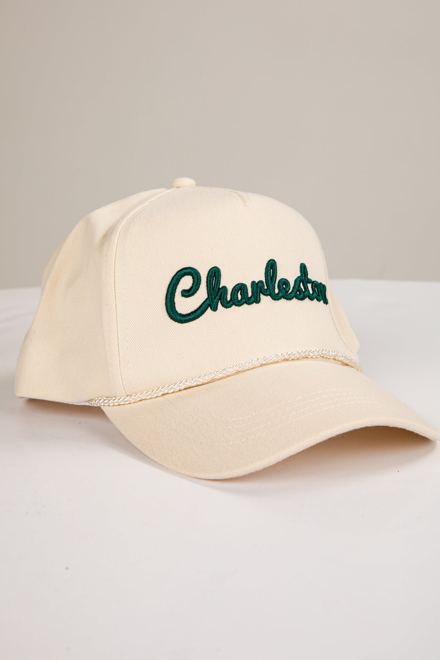 Charleston Script Embroidered Hat