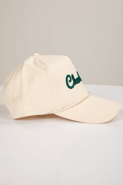 Charleston Script Embroidered Hat