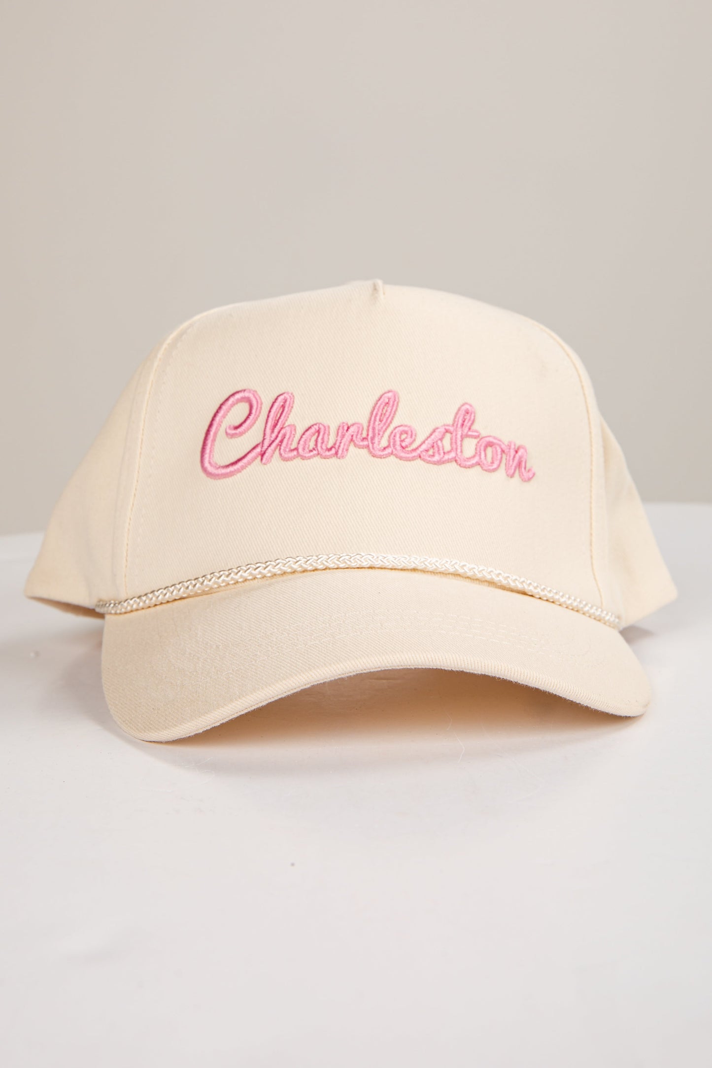 Charleston Script Embroidered Hat