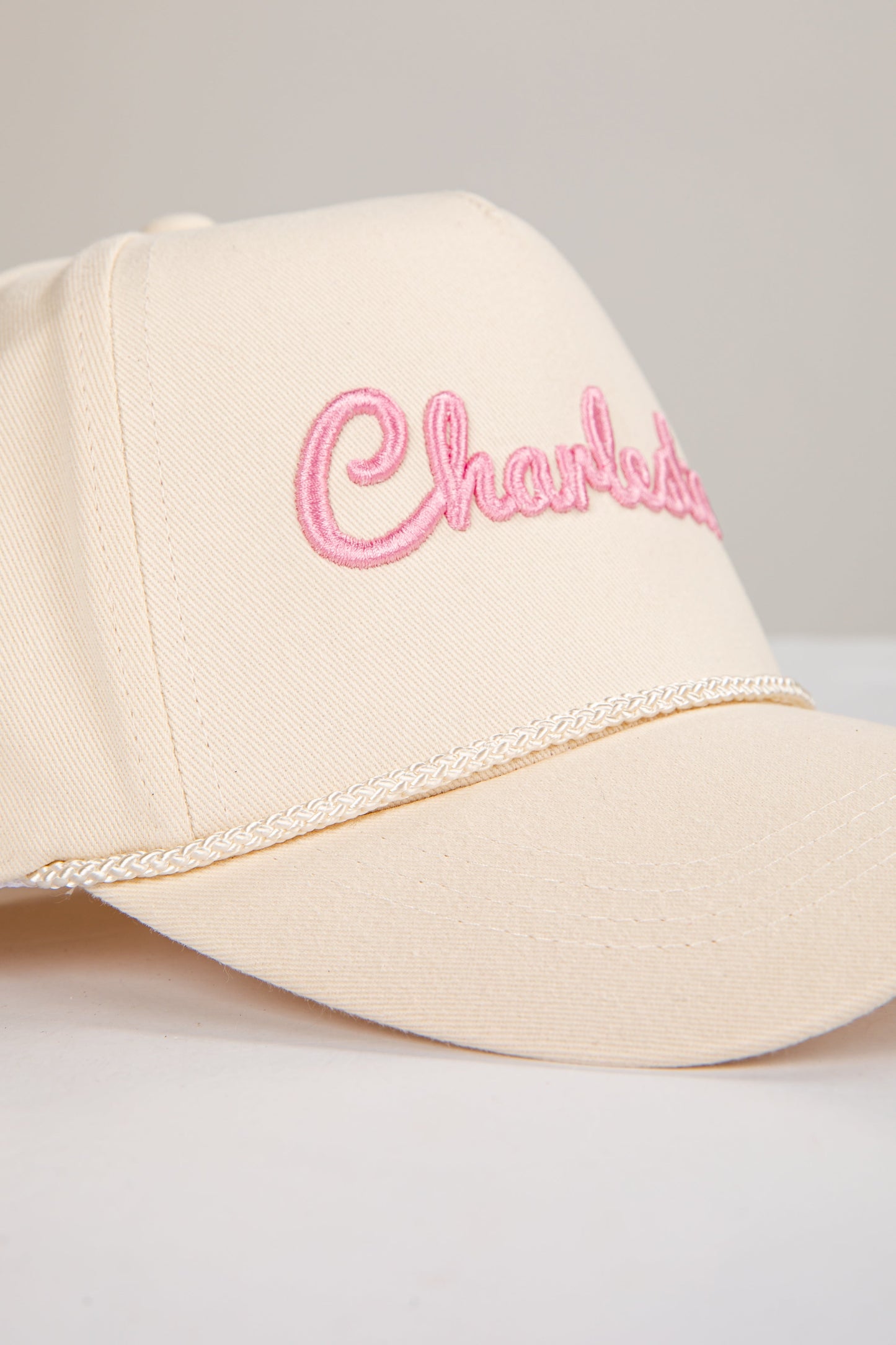 Charleston Script Embroidered Hat