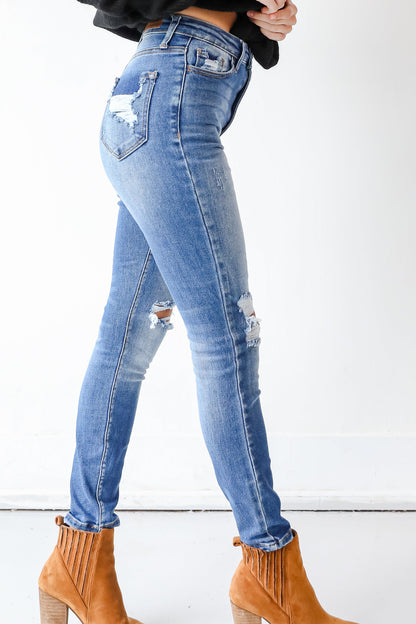 Delilah Distressed Skinny Jeans