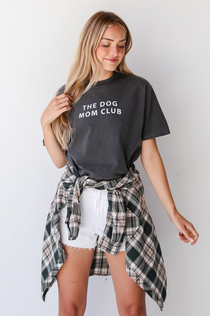 Charcoal The Dog Mom Club Tee