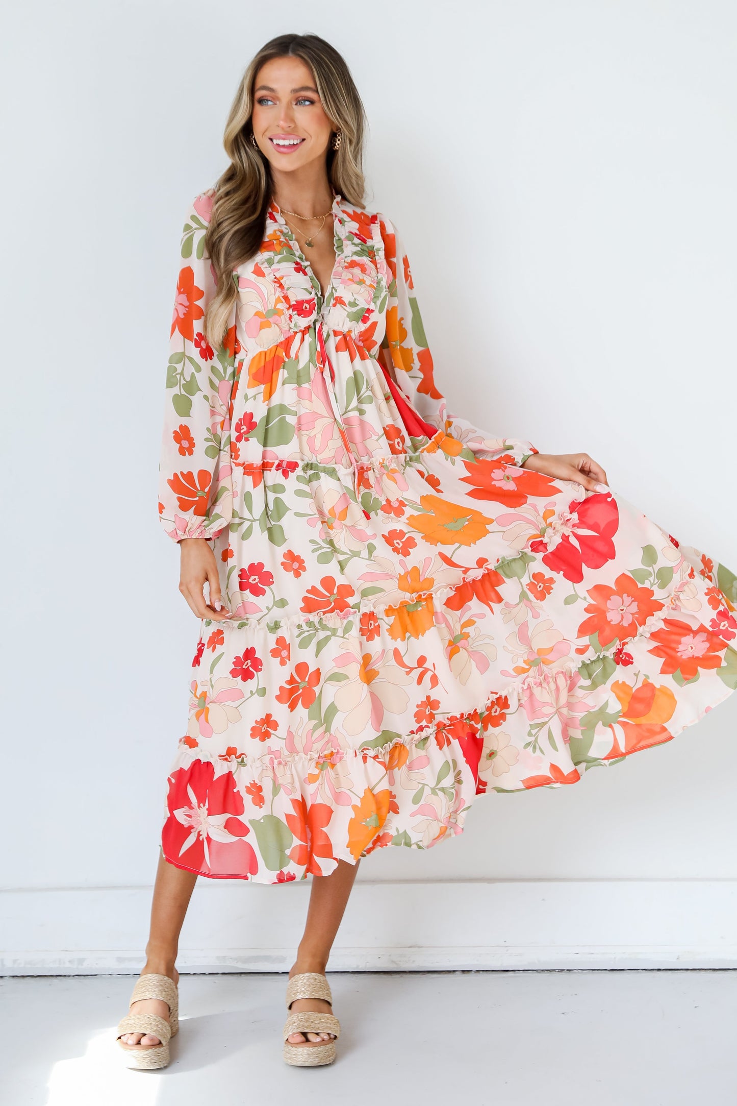 Best Bouquet Floral Maxi Dress