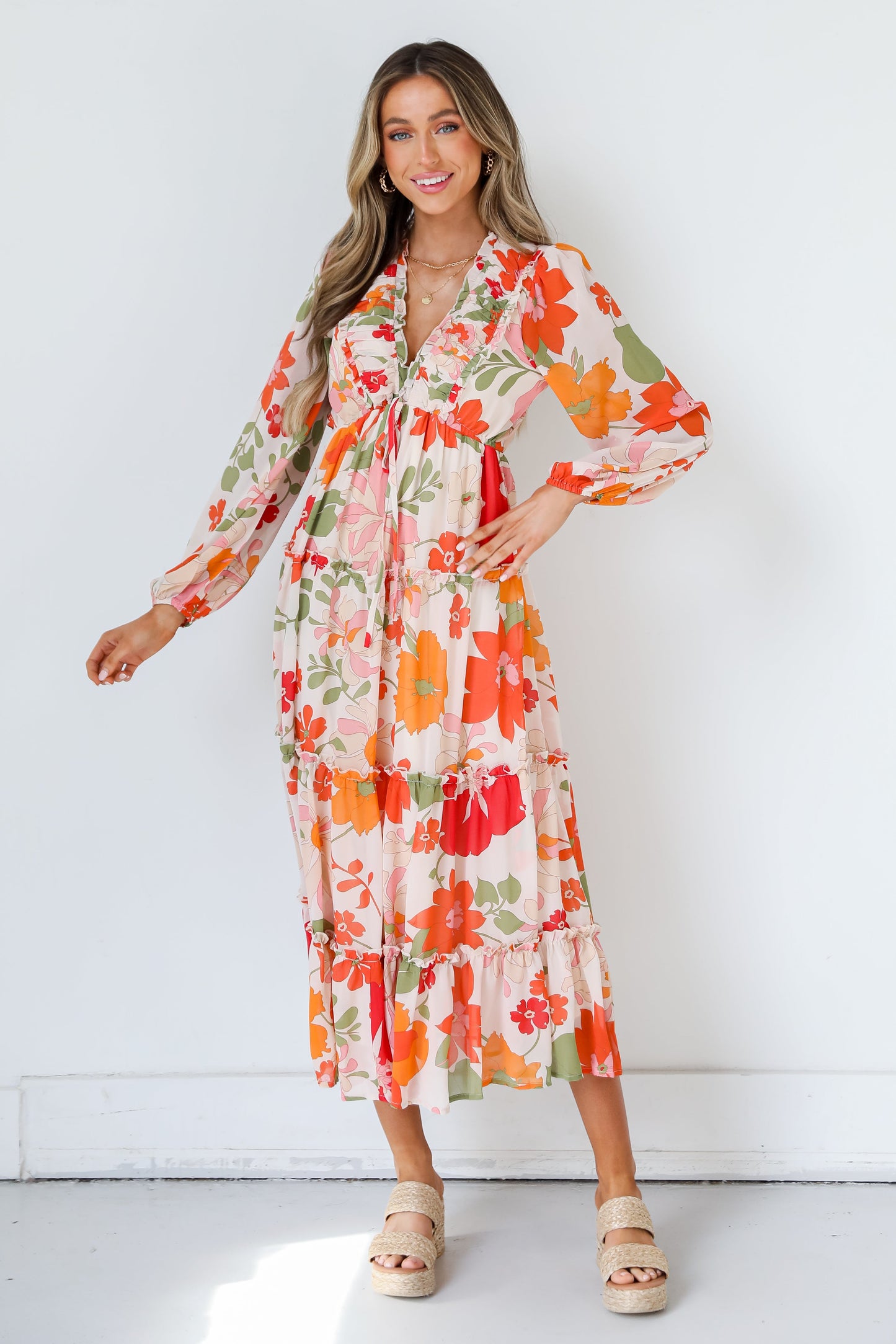 Best Bouquet Floral Maxi Dress