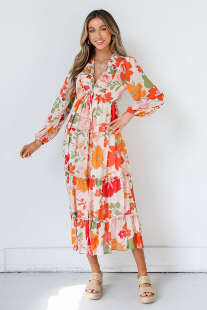 Best Bouquet Floral Maxi Dress