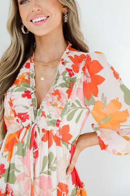 Best Bouquet Floral Maxi Dress