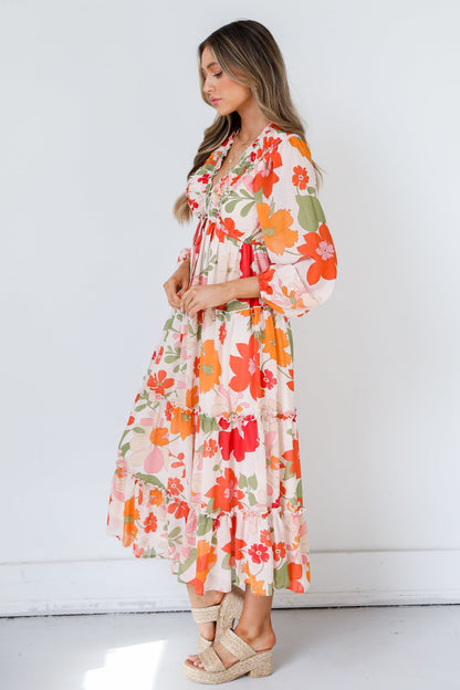 Best Bouquet Floral Maxi Dress